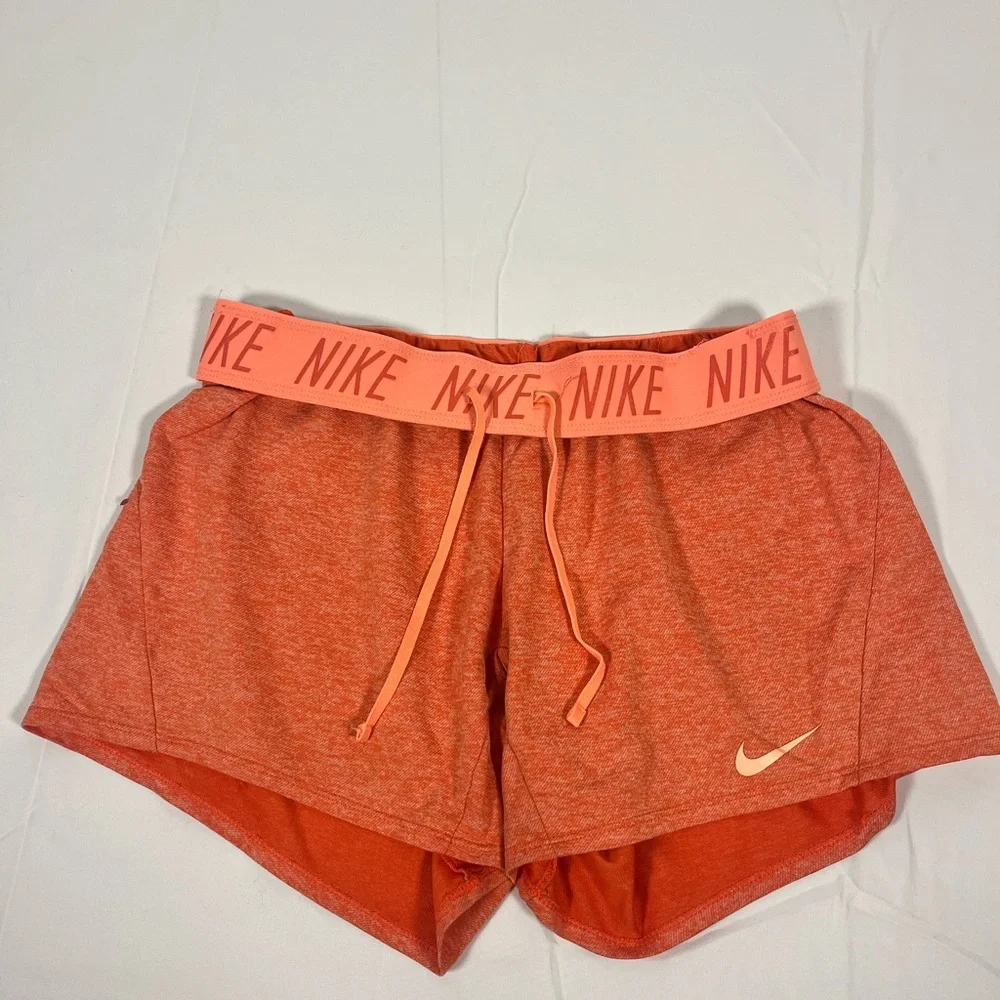 Nike‎ Dri-Fit Athletic Shorts Salmon Pink/Orange Size Small